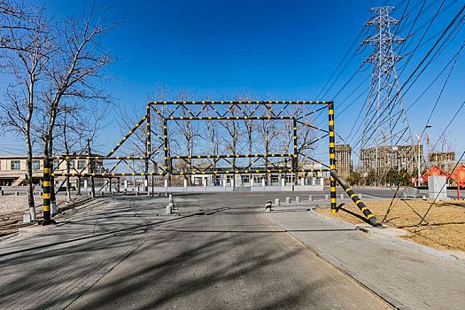 交通公路限高杆钢架设施
