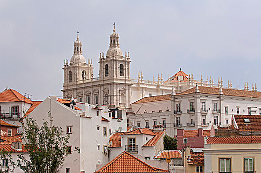教堂,阿尔法姆小区,里斯本,葡萄牙,欧洲