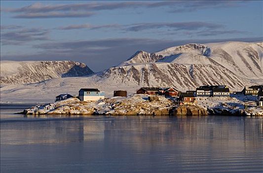格陵兰,隔绝,乡村,东北方,海岸,食物,递送,船