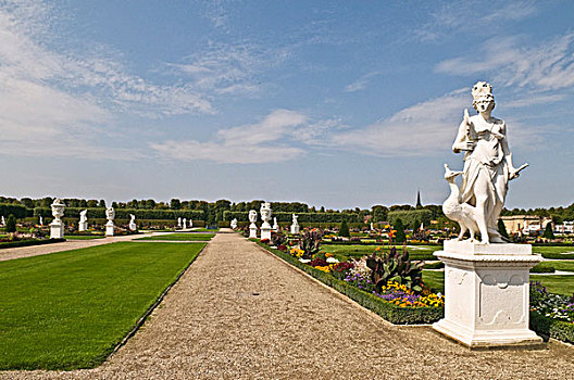 巴洛克,花园,公主,雕塑,汉诺威,下萨克森,德国,欧洲