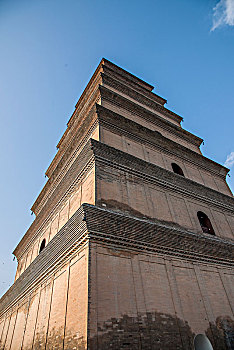 陕西省西安大雁塔,西安大慈恩寺佛塔