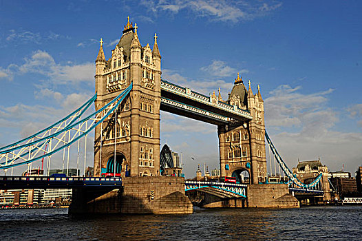 塔桥,泰晤士河,伦敦,英格兰,英国