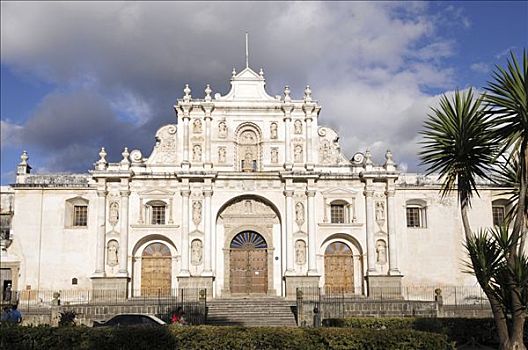 大教堂,安提瓜岛,危地马拉,中美洲