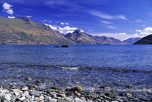 新西兰,皇后镇,瓦卡蒂普湖