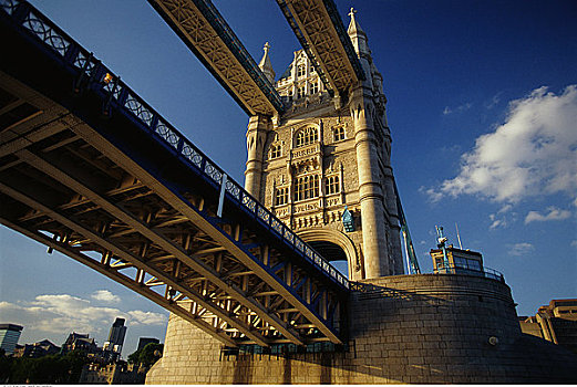 塔桥,天空,伦敦,英格兰