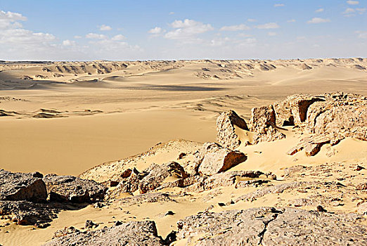 荒芜,风景,靠近,费拉菲拉,沮丧,西部沙漠,埃及,非洲