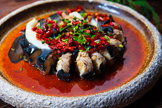 中餐美食创意料理红烧鳗鱼