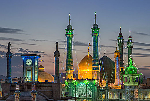 伊朗,城市,神圣,神祠