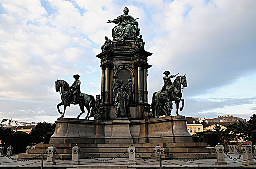 玛丽亚,纪念建筑,维也纳,奥地利,欧洲