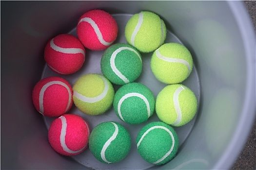 彩色,网球