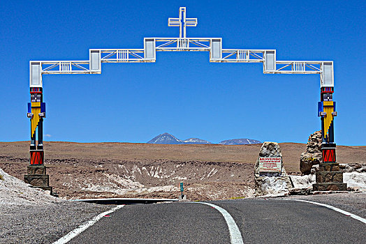 拱形,上方,主路,圣地亚哥,里奥格兰德,安托法加斯塔,智利,南美