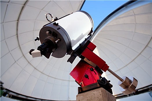 天文,观测,望远镜,室内
