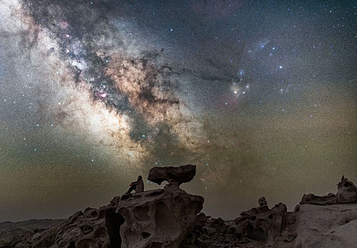 内蒙古海森楚鲁景区星空银河