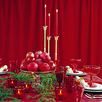 成套餐具,圣诞晚餐,瑞典