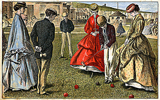 槌球,19世纪