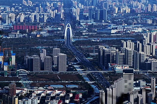 远眺北京城