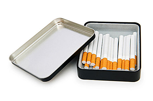 吸烟,香烟,隔绝,白色背景