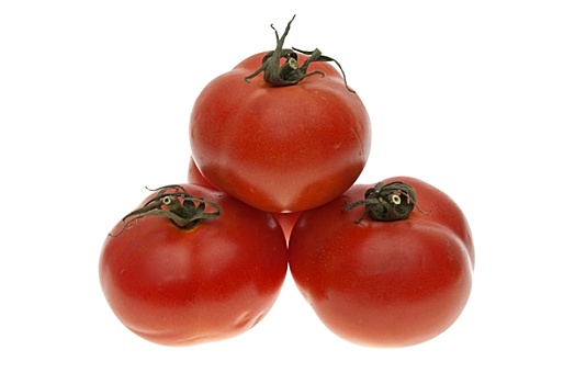 三个,红色,西红柿