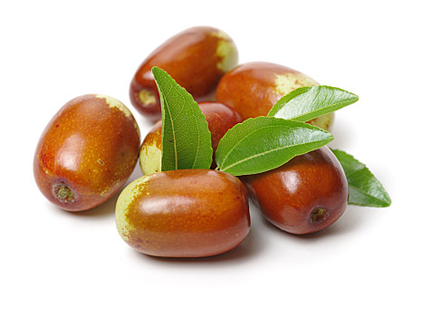 枣,大枣,白色背景,背景