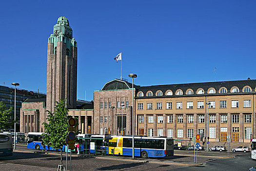赫尔辛基火车站钟楼