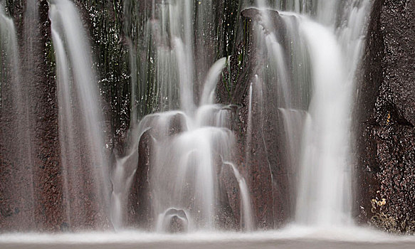冰岛,瀑布,特写