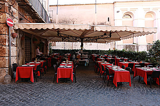 罗马街头餐厅