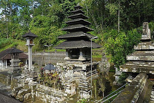 冈加,庙宇,巴厘岛,印度尼西亚,亚洲