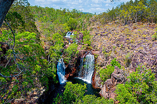 瀑布,国家公园,北部地区,澳大利亚,大洋洲