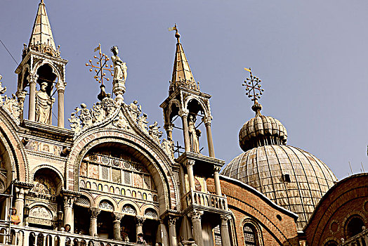 街道,照片,威尼斯,大教堂,圣马科,意大利