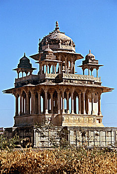 墓葬碑,邦迪,拉贾斯坦邦,印度