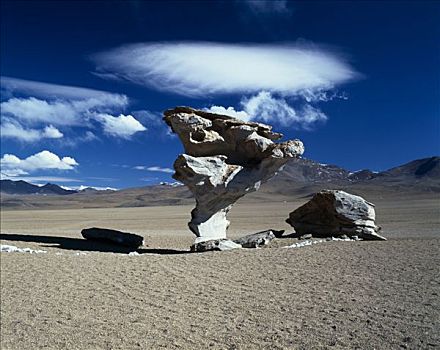 岩石构造,荒芜,高原,玻利维亚,南美