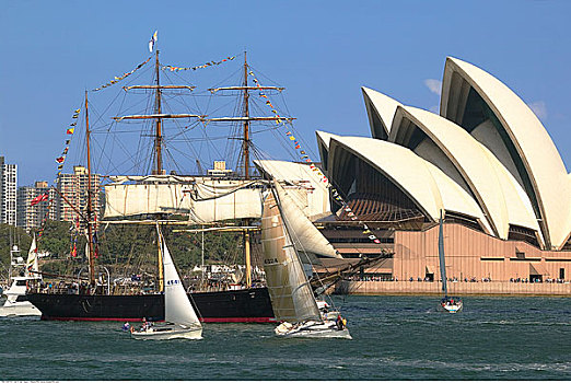 船,悉尼歌剧院,悉尼,澳大利亚