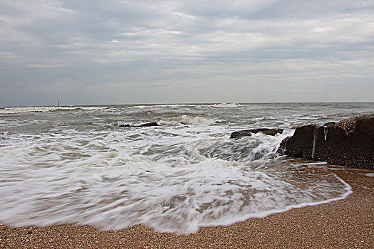 海浪,礁石