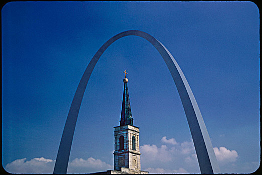 拱形,大教堂,尖顶,圣路易斯,密苏里,美国,建筑,历史