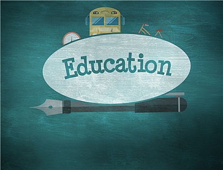教育,绿色,黑板