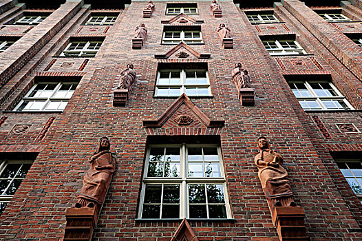 参议院,砖砌建筑,柏林,德国,欧洲