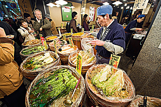 亚洲,日本,京都,食品市场