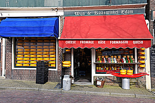奶酪,乳酪店,省,北荷兰,荷兰,欧洲
