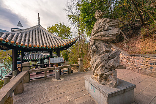 重庆市奉节县白帝城风景区,三峡夔门旅行风光图片