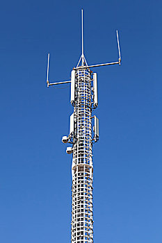 信号塔,无线电,装置,高处,蓝天