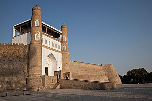 布哈拉,城堡,丝绸,路线,乌兹别克斯坦,亚洲