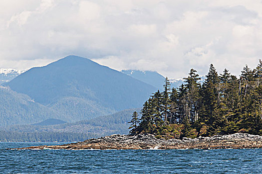 岛屿,环太平洋国家公园,温哥华岛,不列颠哥伦比亚省,加拿大