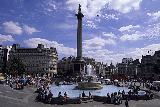 英格兰,伦敦,纳尔逊纪念柱