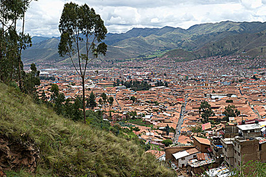 城镇,山谷,库斯科,秘鲁