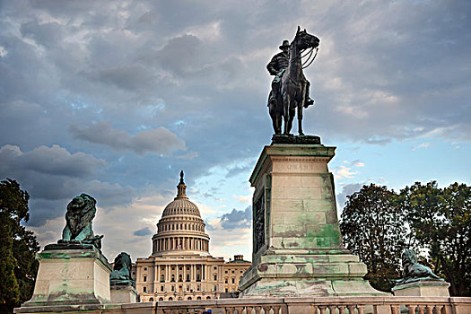美国,雕塑,纪念,国会山,华盛顿特区
