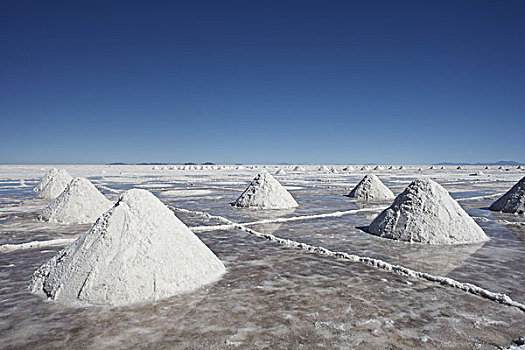 玻利维亚,盐湖,乌尤尼盐沼,盐,制作