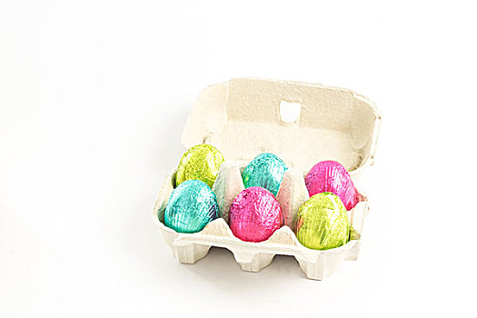 纸盒,彩色,复活节彩蛋