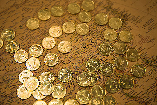 经济金融世界的金币