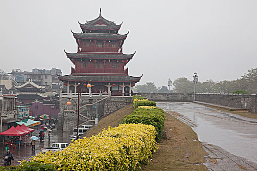 老城墙,老城,潮州,中国