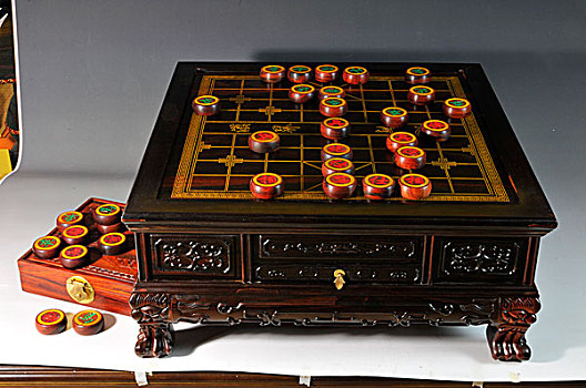 酸枝象棋墩